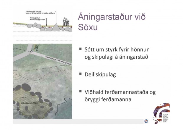 Framkvæmdir við Söxu eru meðal þeirra sem sjóðurinn hefur styrkt.