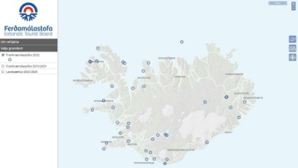 Úthlutanir framkvæmdasjóðs á vefsjá