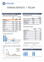Ferðaþjónusta í tölum - forsíða