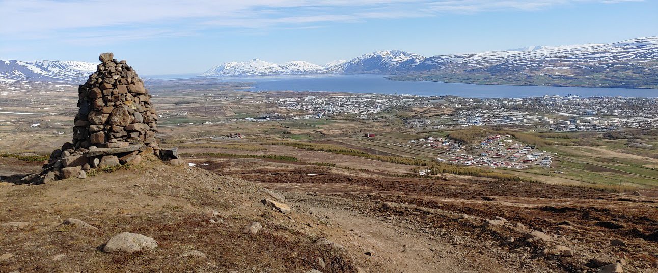 Akureyri og Eyjafjörður. Mynd -HA