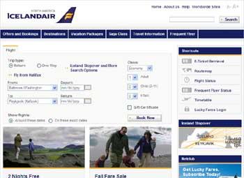 Icelandair vefur