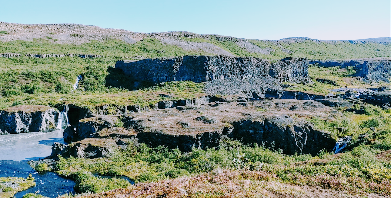 Mynd: Forvöð í Jökulsárgljúfrum.