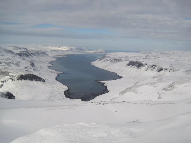 Hrafnfjörður í Jökulfjörðum. -Mynd: HA