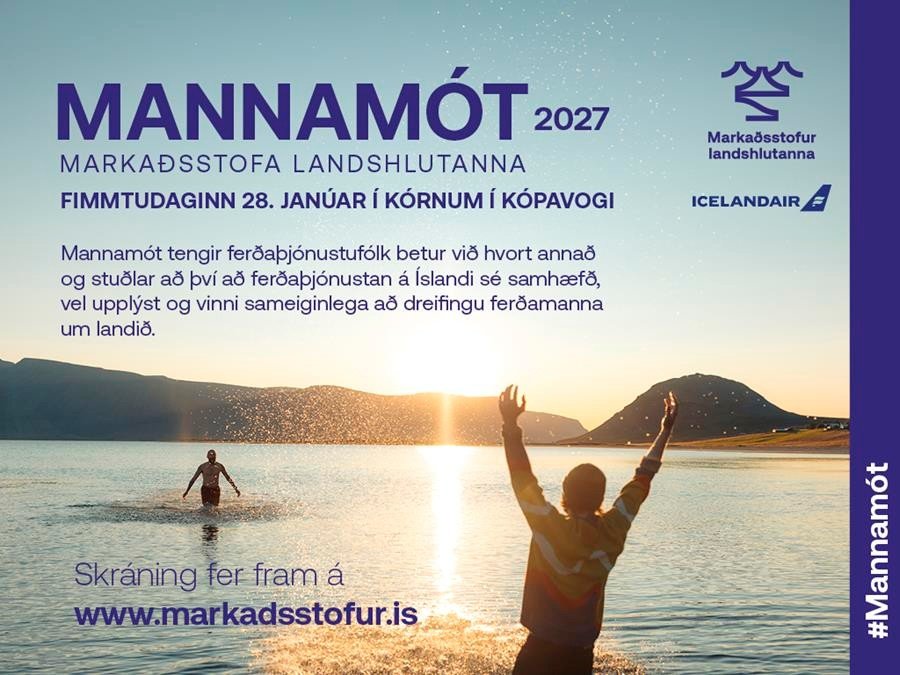 Skráning sýnenda á Mannamót 2027 er hafin