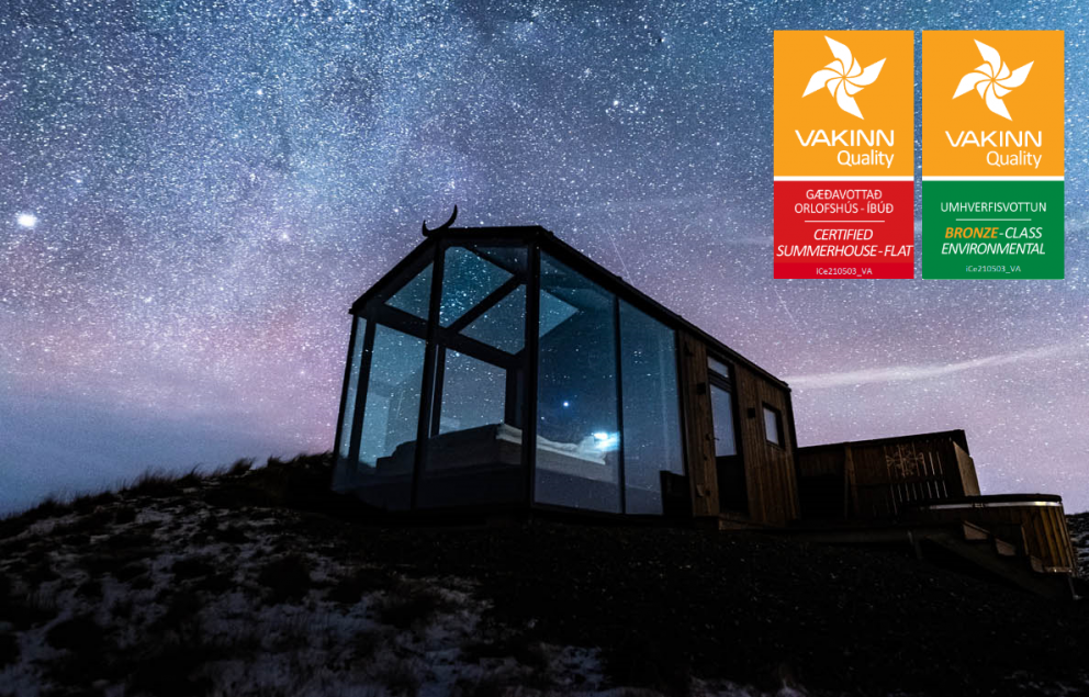 Panorama Glass Lodge fær gæða- og umhverfisvottun Vakans