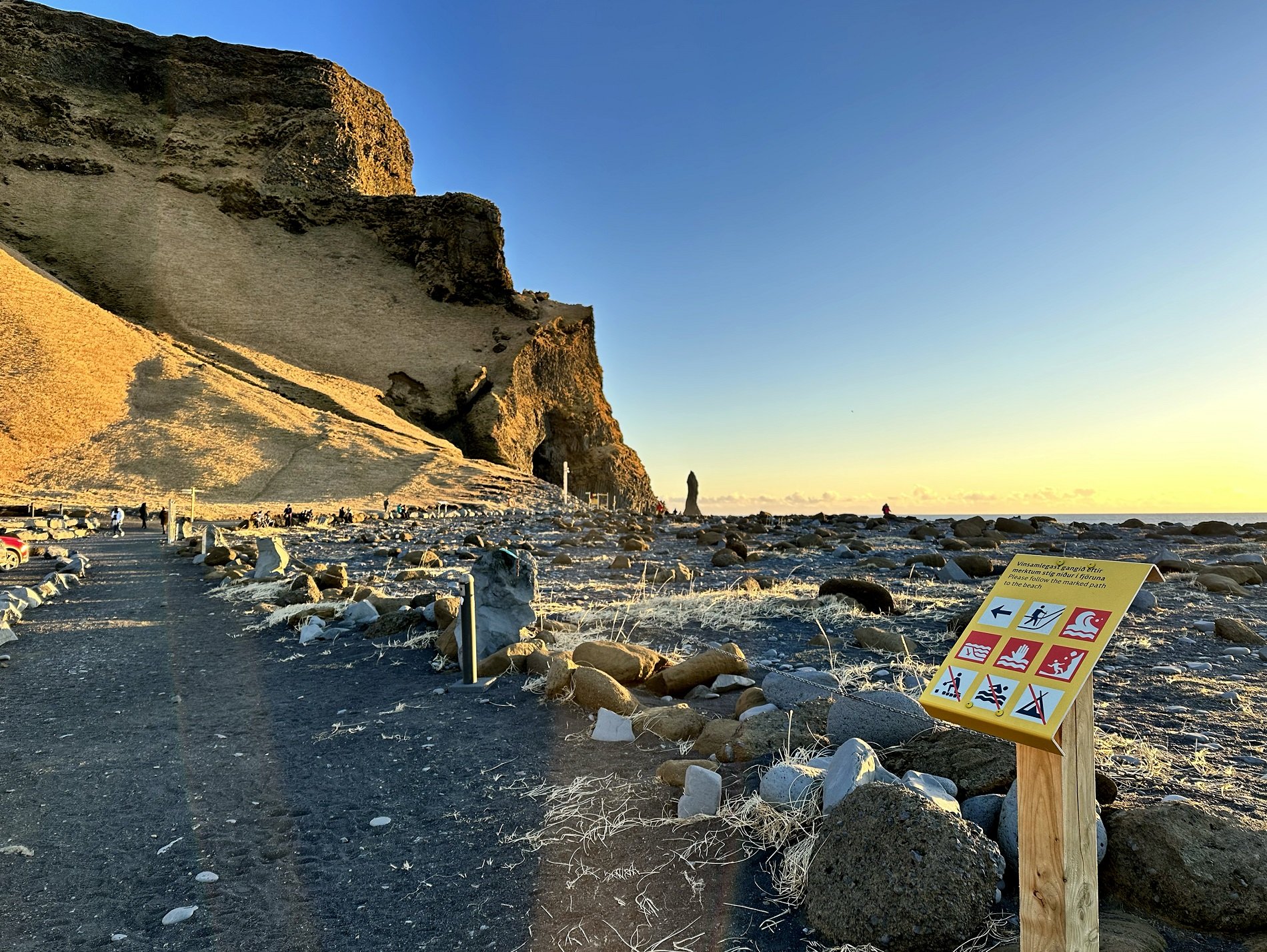 Tilkynning um öryggismál í Reynisfjöru