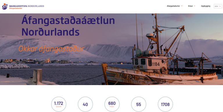 Nýtt vefsvæði fyrir áfangastaðaáætlun Norðurlands