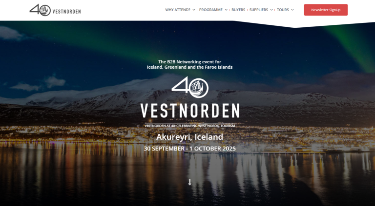 Skráning hafin á Vestnorden í haust