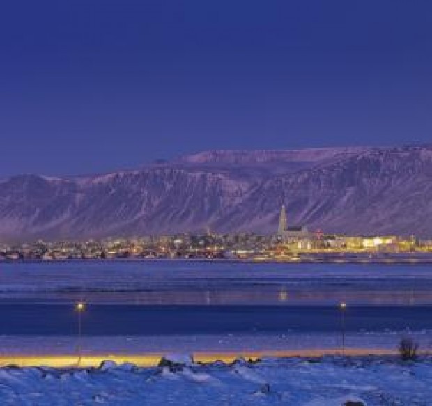 Reykjavík að vetri - Mynd Ragnar Th. Sigurðsson