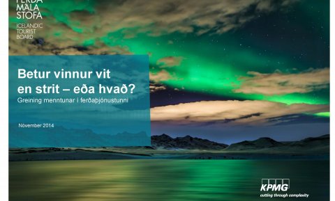 Forsíða skýrslunnar.