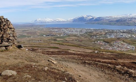 Akureyri og Eyjafjörður. Mynd -HA