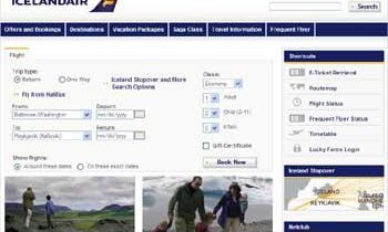 Icelandair vefur