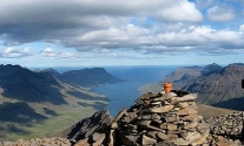 Fyrir ofan Seyðisfjörð.