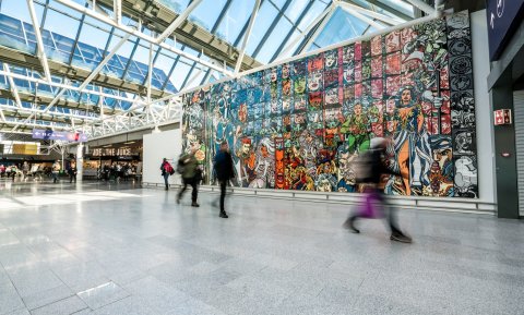 Úr Flugstöð Leifs Eiríkssonar á Keflavíkurflugvelli. Mynd: Isavia