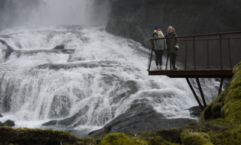  Útsýnispallur við Ófærufoss í Eldgjá er meðal verkefna sem hlotið hafa styrk.