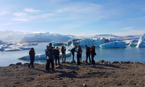 Jökulsárlón sumarið 2020. Mynd: Hildur Helga Pétursdóttir