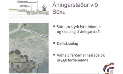 Framkvæmdir við Söxu eru meðal þeirra sem sjóðurinn hefur styrkt.