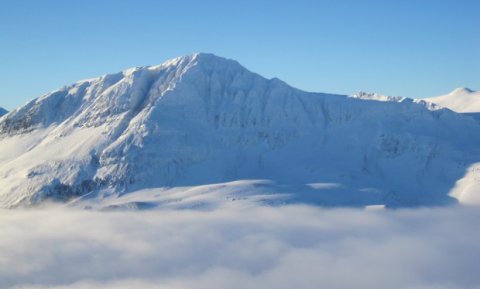 Þverbrekkuhnjúkur í Öxnadal - Mynd: HA
