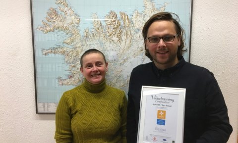 Unnur Svavarsdóttir og Einar J. Finnbogason hjá GoNorth – Esja Travel.