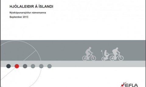 Forsíða skýrslu um verkefnið.