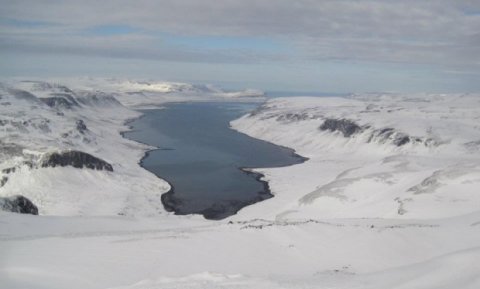 Hrafnfjörður í Jökulfjörðum. -Mynd: HA