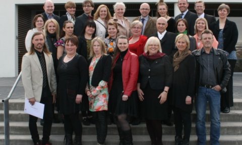 Útskriftarhópurinn.