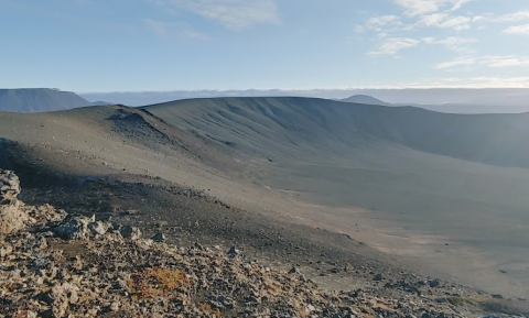 Lúdent í Mývatnssveit. Mynd: -HA