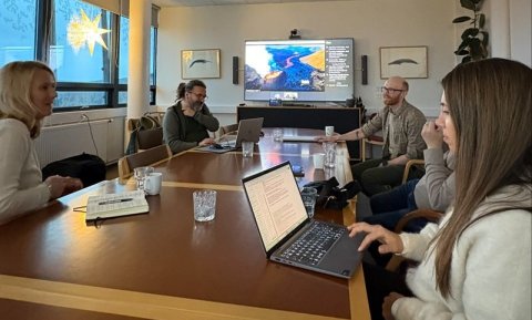 Ferðamálastofa skipulagði fundi með helstu hagaðilum á sviði öryggis og sjálfbærrar ferðaþjónustu. Myndin er tekin á fundi með Náttúruverndarstofnun.