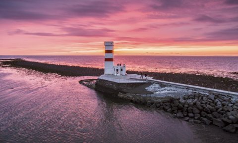 Frá Garðskagavita.